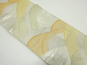 アンティーク　青海波模様織り出し袋帯（材料）